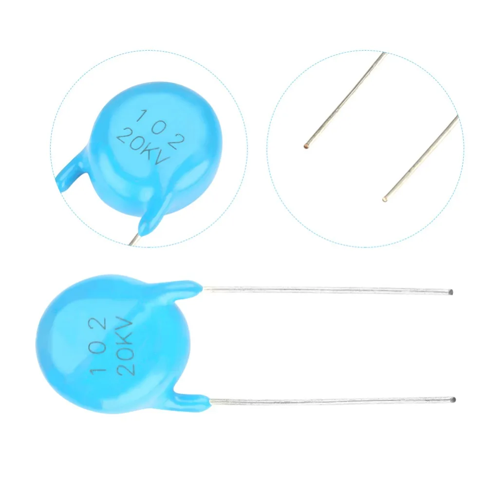 5pcs 20KV 1nF 0.001uF 1000pF 102K High Voltage Ceramic Capacitor