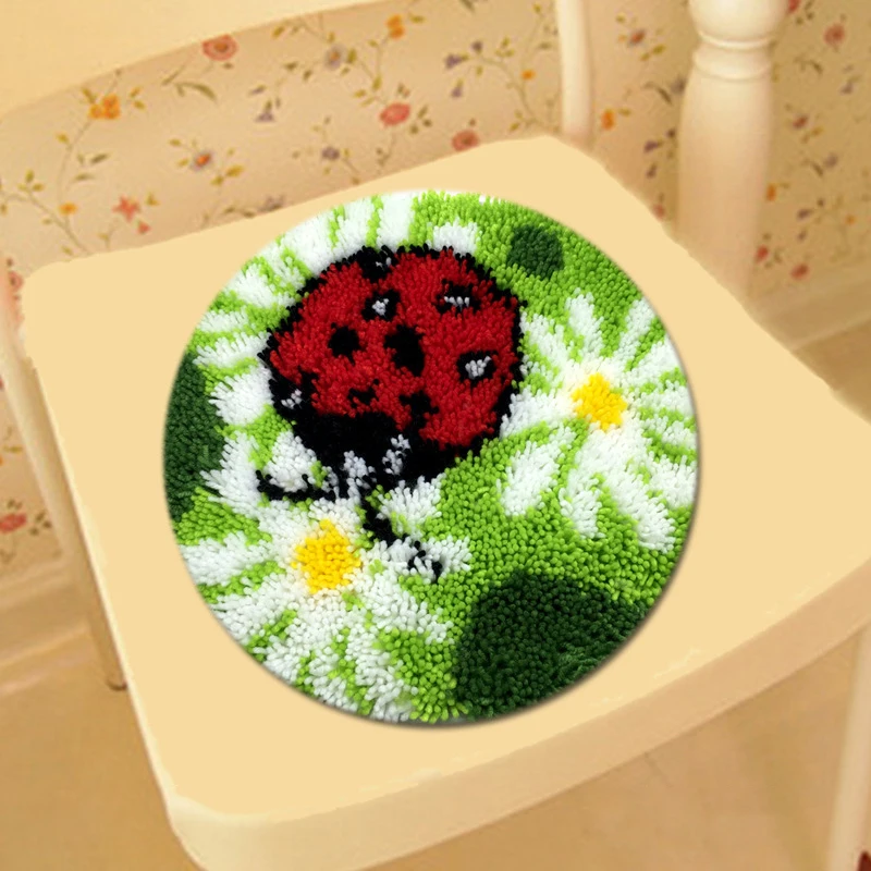 

cross-stitch kits Latch hook rug kits embroidery stair carpet mats Stitch threads Carpet embroidery yarn for knitting