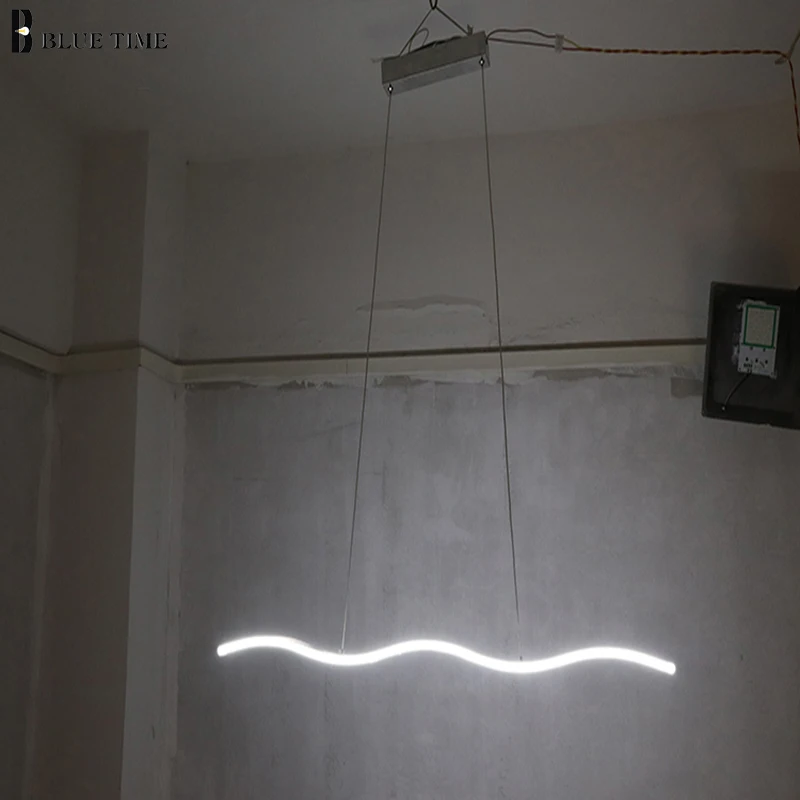 

White indoor light Pendant light for dinning room modern pendant lamp led lighting AC85-260V 120CM hanging lamp for decoration