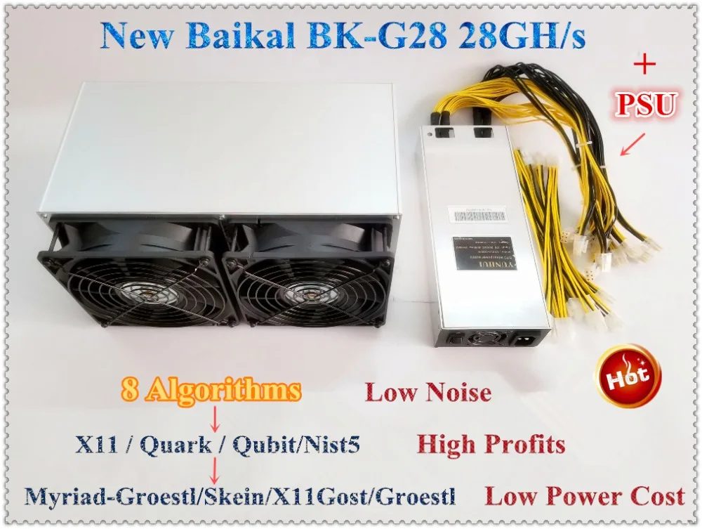 Baikal Miner BK-G28 28GH/s с PSU Mining X11/quar/Qubit/Myriad-Groestl/Skein/Nist5/X11Gost/Groestl лучше, чем X10 Z9 Mini A9 Baikal Miner BK-G28 28GH/s с PSU Mining X11/quar/Qubit/Myriad-Groestl/Skein/Nist5/X11Gost/Groestl лучше, чем X10 Z9 Mini A9