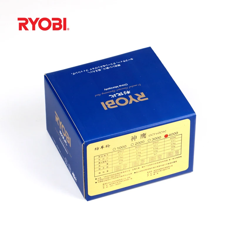 Оригинальная спиннинговая Рыболовная катушка RYOBI TRESOR (CONDOR) 1000 4000 серии 5 1: 1/5 + 1BB/5кг