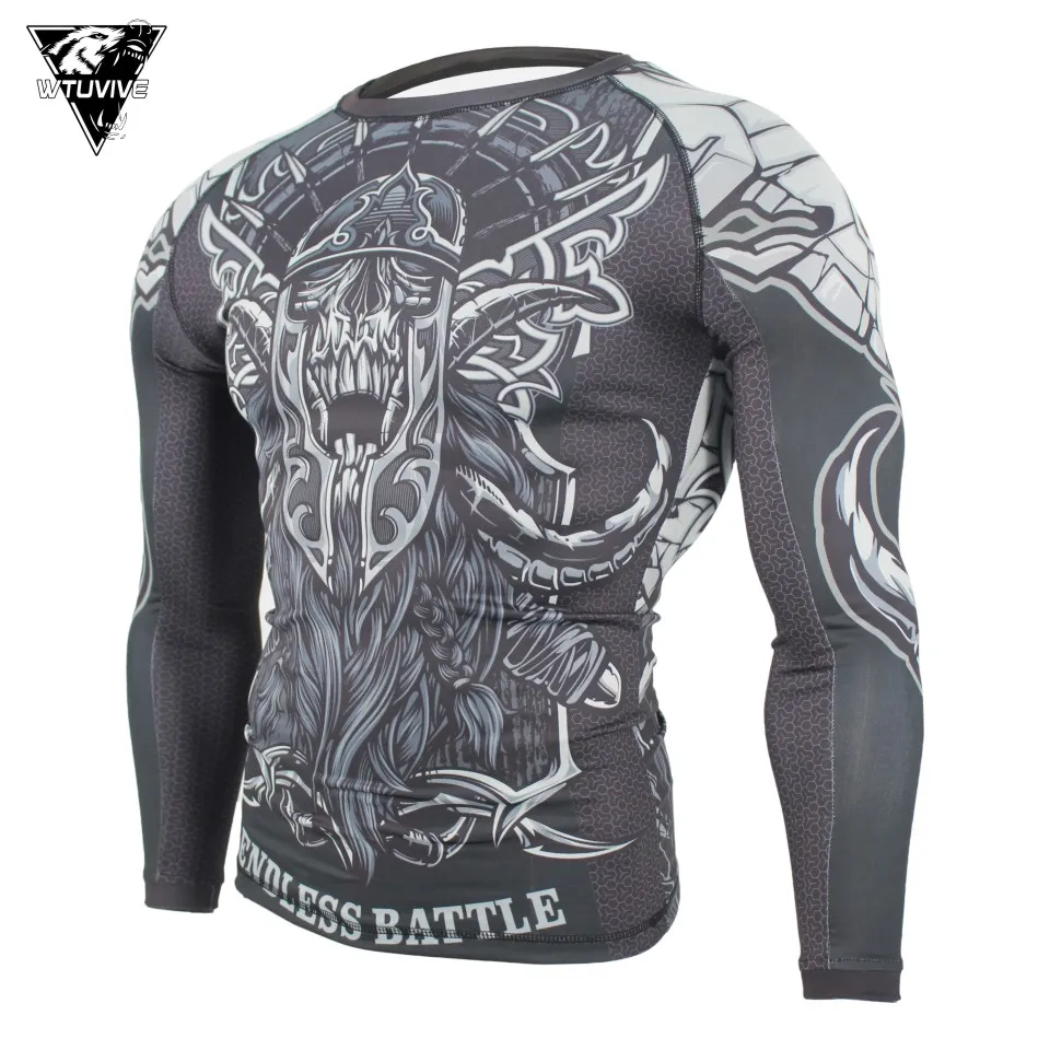 WTUVIVE одежда для фитнеса колготки hive Gladiator MMA боксерские облегающие Джерси Tiger Muay Thai