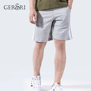 

Gersri Men's wear new splicing sports running men's shorts 100% cotton loose men's casual shorts sport leisure trourses