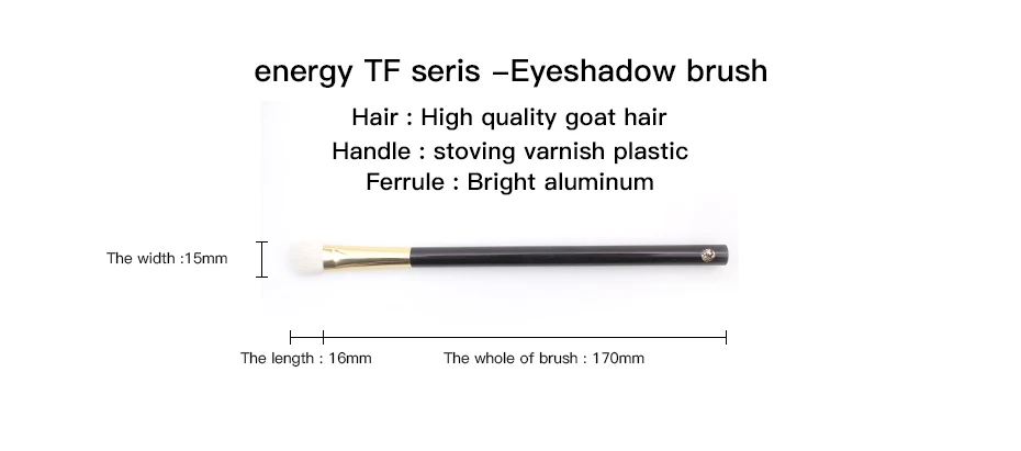 Энергетический бренд, Профессиональный набор кистей для макияжа из козьей шерсти, 12 шт., кисти для макияжа+ сумка Brochas Maquillaje Pinceaux Maquillage tf12