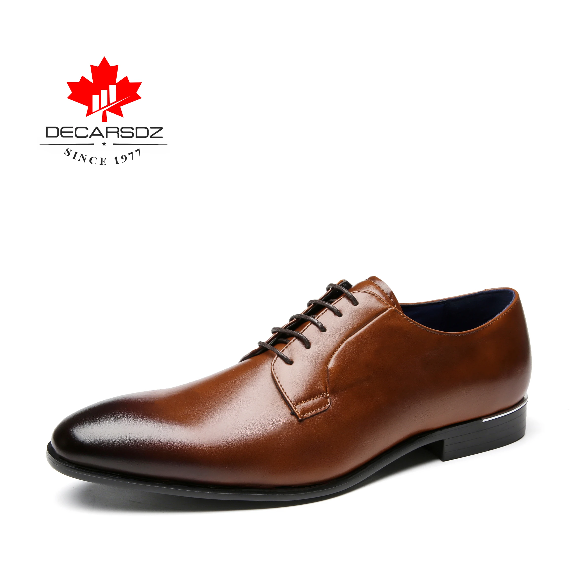 

High quality men shoes, DECARSDZ dress shoes men, British style brogues, men's business casual shoes, stylish office shoes