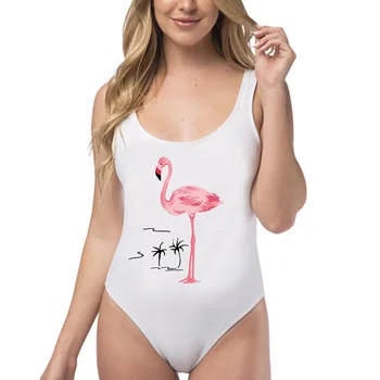 

Mom And Children Daughter Flamingo Parent-kid Cute One Piece Swimsuit Women Girl Bathing Suit Swimsui kids swim wear