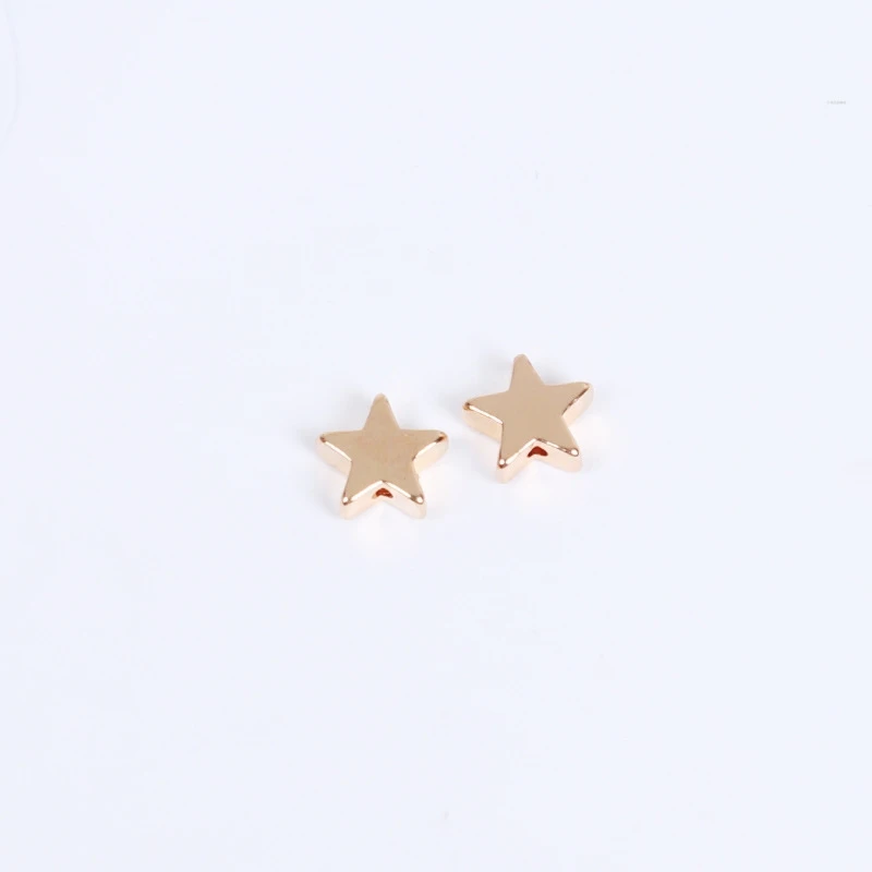 10 шт в форме звезды золотые серебряные соединители DIY серьги делая Кулоны, подвески аксессуары для волос браслет ожерелье ювилирные изделия фурнитура