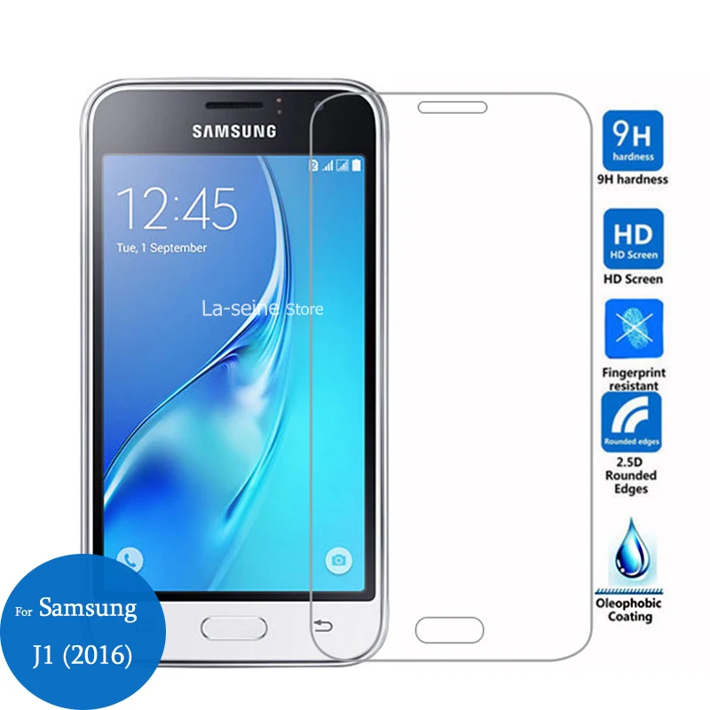 

For Samsung GALAXY J1 2016 Tempered Glass Screen Protector 2.5D 9h Safety Protective Film on J120F J120A J120H J120M J120T