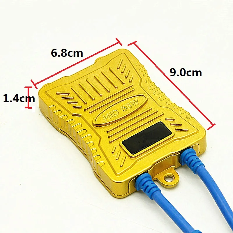 Новое поступление светодиодный цифровой экран Золотой переменного тока 12В 55Вт hid балласт для ксенона блок для автомобильных H7 H1 H11 H3 противотуманных фар H4 9005 9006 света Применение
