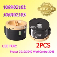 2шт 3010 тонер 106R02182/106R02183 тонер универсальный для XEROX Phaser 3010, 3040, рабочий центр 3045