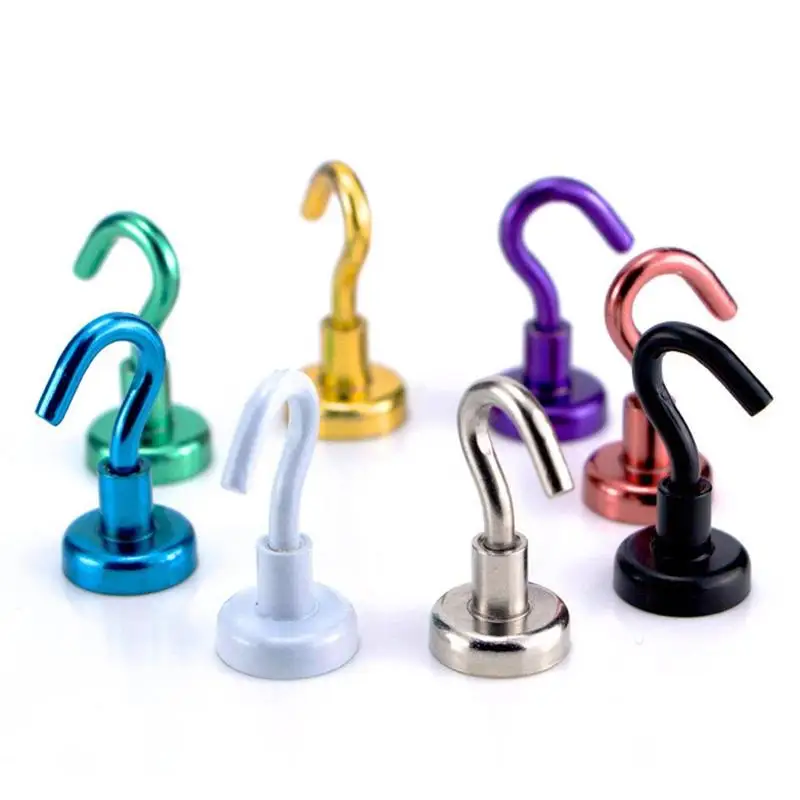 

Magnet Hanging Hook High Quality Steel Magnetic Hook Heavy Duty Magnetic Hooks Powerful Neodymium Kitchen Hanging Holder