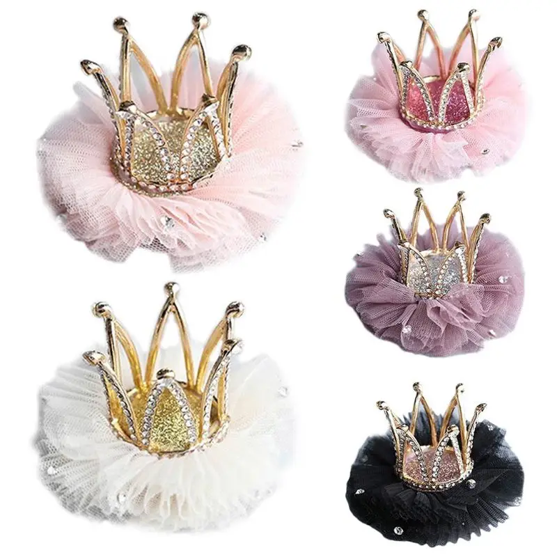 Special Price Hairpin-Clip Decoration-Accessory Lace Crown Crystal Kidds-Girl Children Rhinestone Gift 16Ryxge8