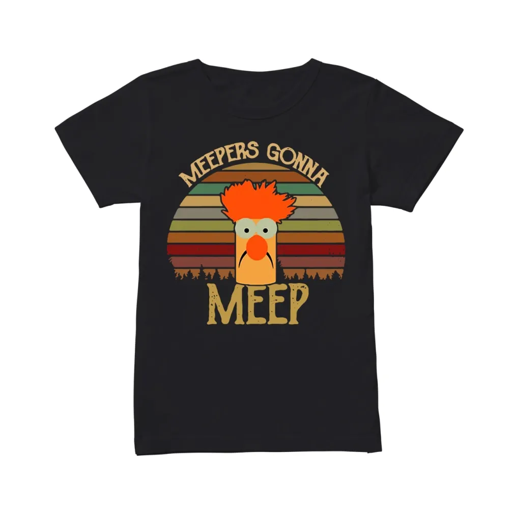 &quotМаппет шоу стакан Meepers будет Meep Ретро Детская футболка летние Для Мужчин's