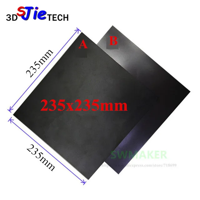 

Creality ENDER-3 235x235mm Magnetic Adhesive Print Bed Tape Print Sticker Surface Flex Plate black build tape i3 3D Printer