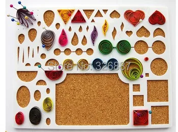 

Quilling Design Board, Quilling Workboard, Cork Board Quilling Kits With Straight Pin Free Shipping