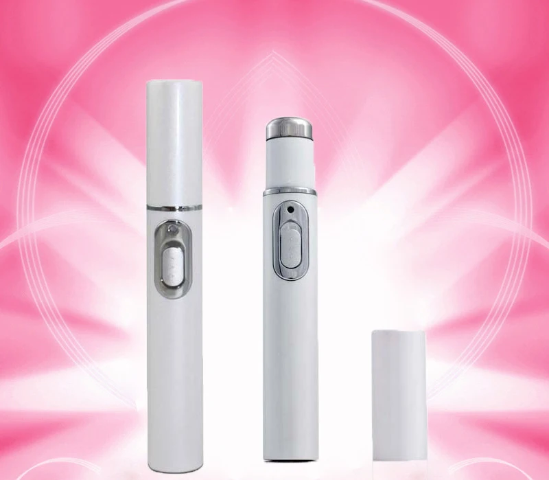 

Useful Blue Battery Charger Detoxification Ball Pen Roller Massage Acne Scars Remover Massage Stick
