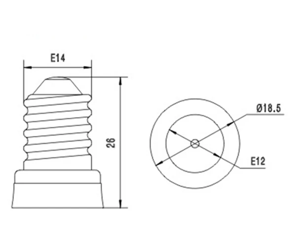 Z1048 E14-E12 Adapter (2)