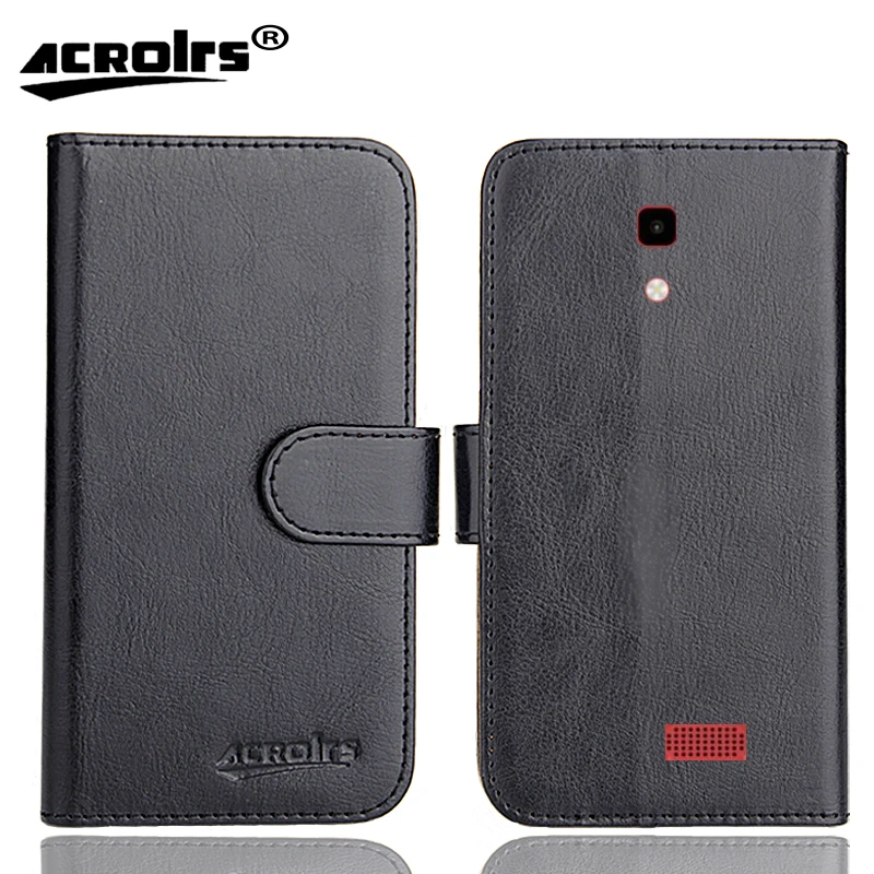 

Irbis SP402 Case 6 Colors Dedicated Leather Exclusive Special Crazy Horse Phone Cover Cases Credit Wallet+Tracking
