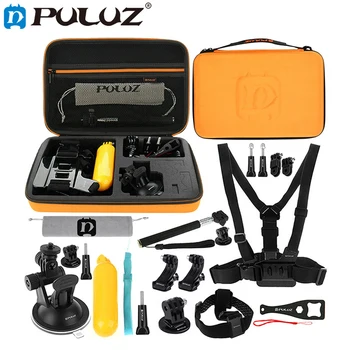 

PULUZ 20 in 1 Accessories Combo Kits Bobber Hand Grip for GoPro Go pro HERO6 5 Session 4 Session 4 3+ 3 for Xiaomi yi action