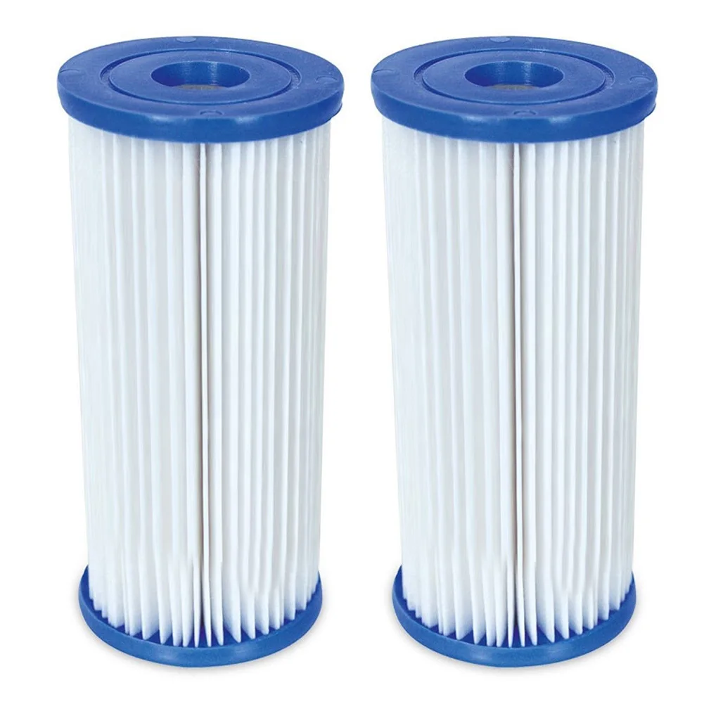 

2Pcs 10inch Filter Cartridges Accessories Parts for 300/330 gal/hr Pool Filter Pumps &T8