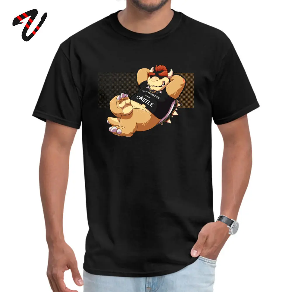 Men T Shirts Casual Street T Shirt 100% Cotton O Neck Short Sleeve Custom Tee Shirt Thanksgiving Day Drop Shipping Your Princess is in my castle 215678 black