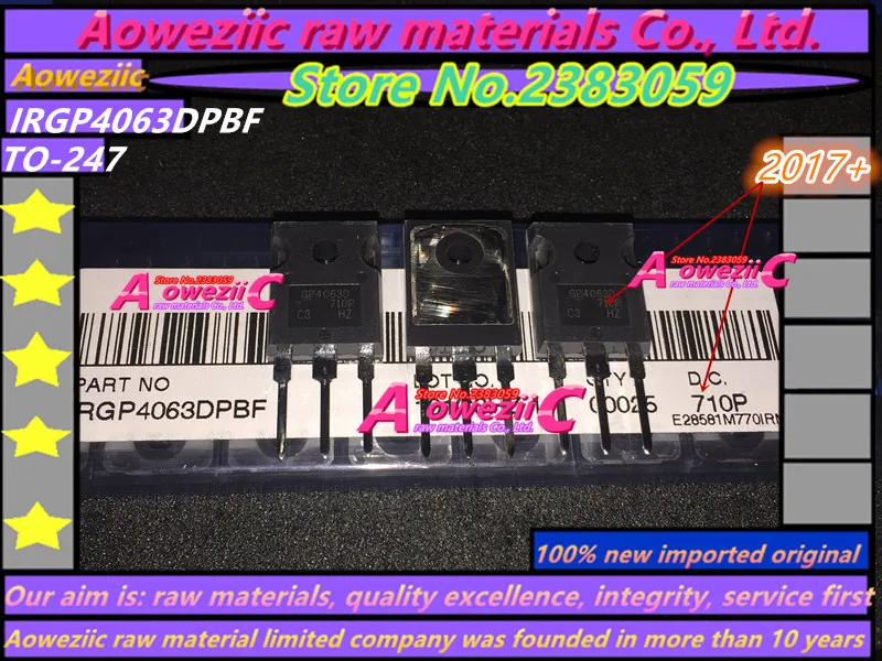 Aoweziic+ 100 импортный GP4063D IRGP4063D IRGP4063DPBF TO-247 Ультра быстрый диод восстановления 600 в 96A IGBT