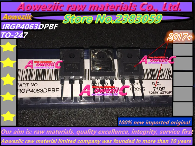 Recuperação de Diodo 2020 + 100% Aoweziic Novo Importado Original Irgp4063d Irgp4063dpbf Para-247 Ultra Rápido 600 v 96a Igbt Gp4063d - Image 3