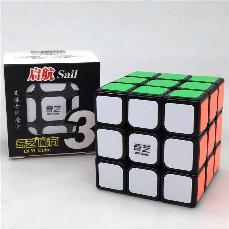 Официальное разрешение QIYI Волшебные кубики 3x3x3 5,6 см наклейка Скорость Твист Головоломка игрушки для детей подарок волшебный куб MF306