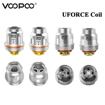 

5PCs/lot VOOPOO Uforce U2 U4 U6 U8 Coil Core Head Fit Voopoo Uforce Tank Voopoo Drag 2 Voopoo Drag mini Vape Kit