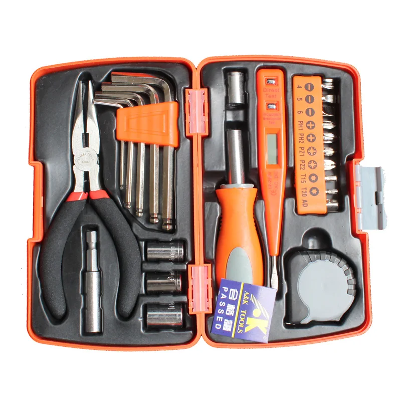 25pcs Mini Type Household Tool Suite Fine Hardware Tool Kit Setin Tool