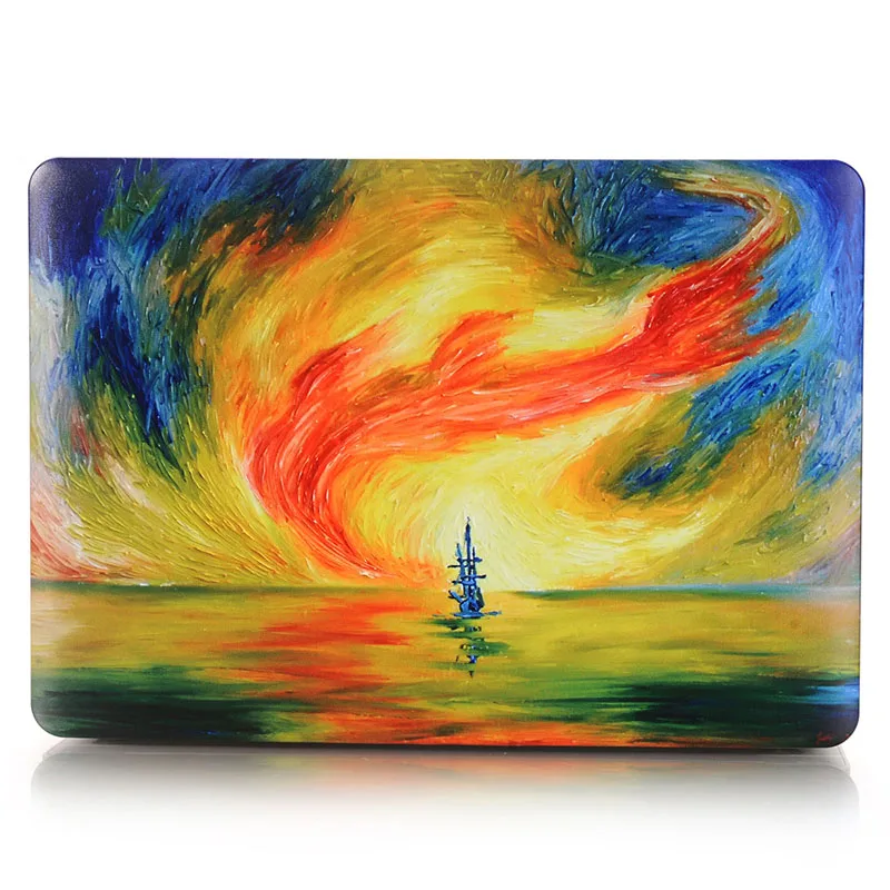 VBNM Colorful Pictures Cover Hard Laptop Case for Apple Macbook Air Pro