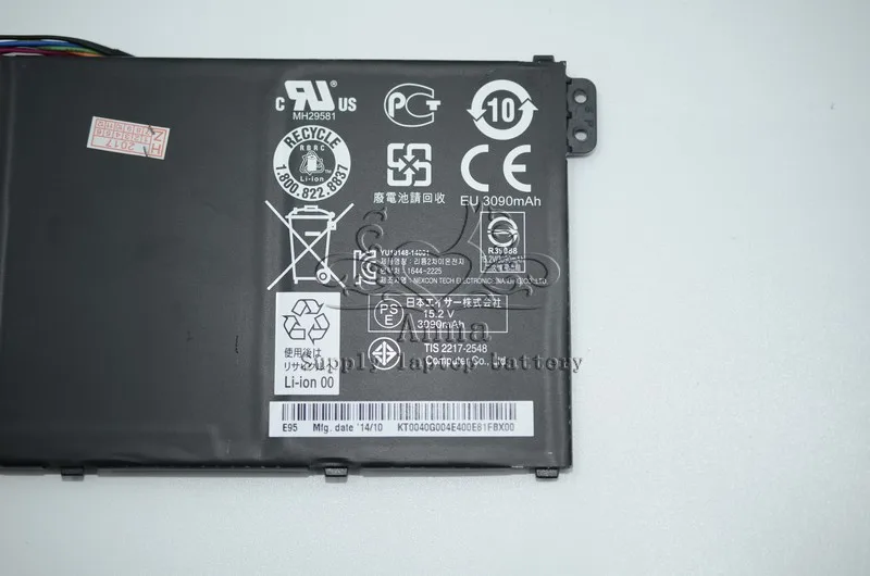JIGU New Original 15.2V 48Wh Laptop Battery For Acer For Aspire V3 V3-371 V3-371-30FA AC14B8K