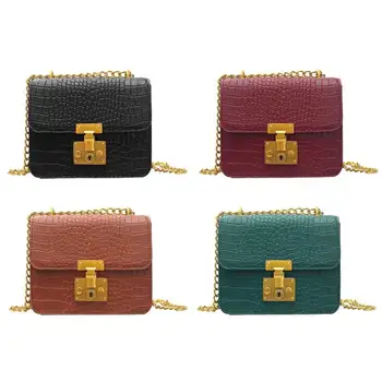 

Stone Pattern Women Handbags PU Leather Messenger Bags Handbag Female Girls Casual Crossbody Bags Chain Shoulder Bag