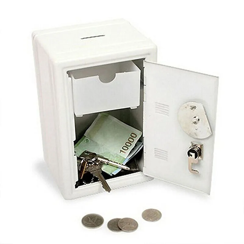 Mini Metal Safe Money Boxes Security Money Bank Fireproof Waterproof