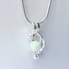 925 Silver Twisted Drop Pendant Locket,Sterling Silver Bijou Charm to Hold 7.5MM Bead for DIY Bracelet Necklace Earrings Jewelry 6