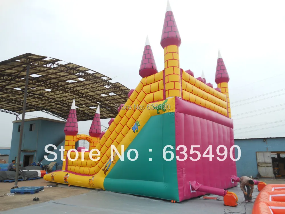 PVC6.5x5x6m 2014 производители продают надувные замки палатки игрушки горки.|inflatable