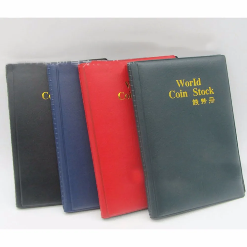 

Album For Coins Money Pockets Album Coins Collectibles 10 Pages 120 Pockets Holders Coin Collecting Book PVC Storage Book