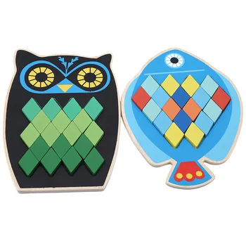 

Multifunction Early Learning Wooden Puzzles New Cartoon Educational Animal Wooden Toys For Children Hot Sale