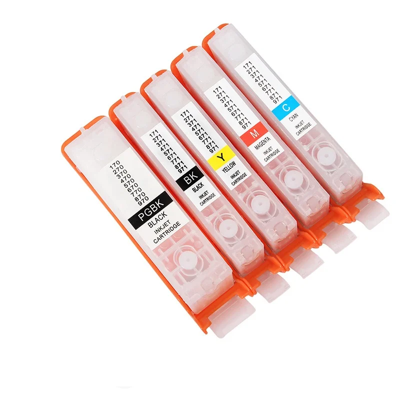 Чернильный картридж для Canon PIXMA TS6050/6051/6052/5050/5051/5052/5053 сменный PGI-570 5 цветов 4
