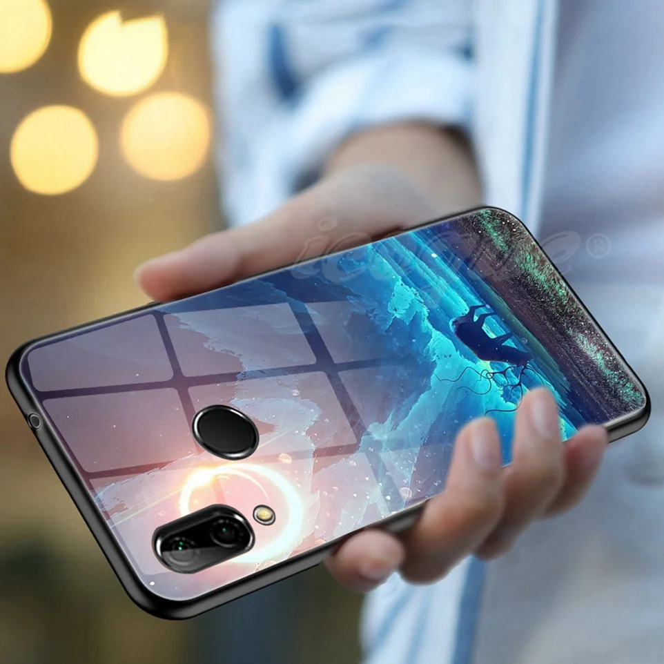 Tempered Glass Case For Xiaomi Redmi Note 5 Pro Silicone Case Xiomi Redmi 5 Plus 4X 5X Cover Redmi Note 4X Case for Xiaomi Mi A1 (2)