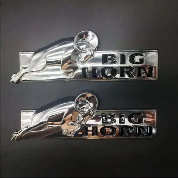 

1pcs BIG HORN Emblem Car Badge Decal Stickers For Ram 1500 2500 3500 MOPAR