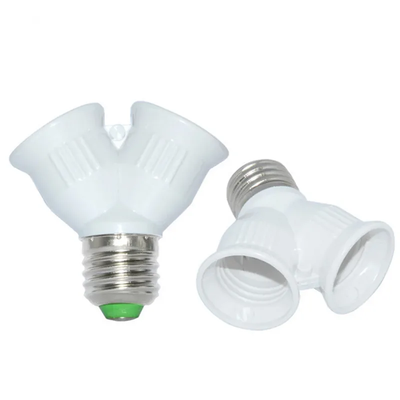 E27 TO 2 E27 BASE SOCKET LED LAMPE 27 TO 2E27  (10)