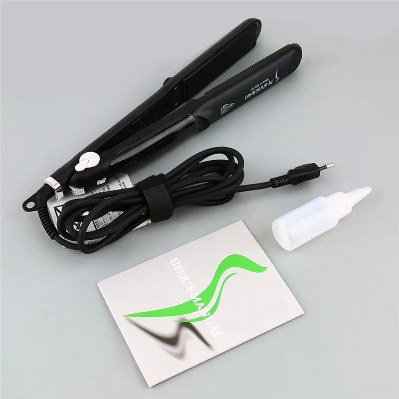 Профессиональный керамический паровой выпрямитель для волос двойного назначения для салонов личного использования инструмент для укладки волос выпрямитель