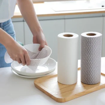 

Oil-free Absorbent Wipes Disposable Rags Non-woven Kitchen Cleaning Cloth Wiping Scouring Pad Dishcloth Bathroom Washing Cloth