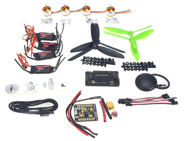 $77.73  F02047-C 4-axle GPS Mini Drone Helicopter Parts ARF DIY Kit: GPS APM 2.8 Flight Control 20A ESC Bru