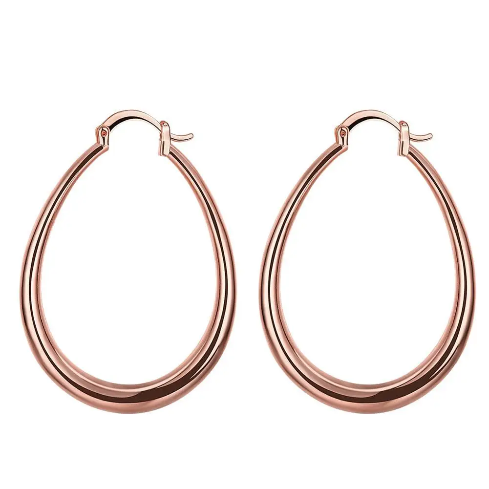 

2019 Hot Fashion Women U Shaped Earrings for Ear Ornament Ear Ring Hoop Jewelry Gift