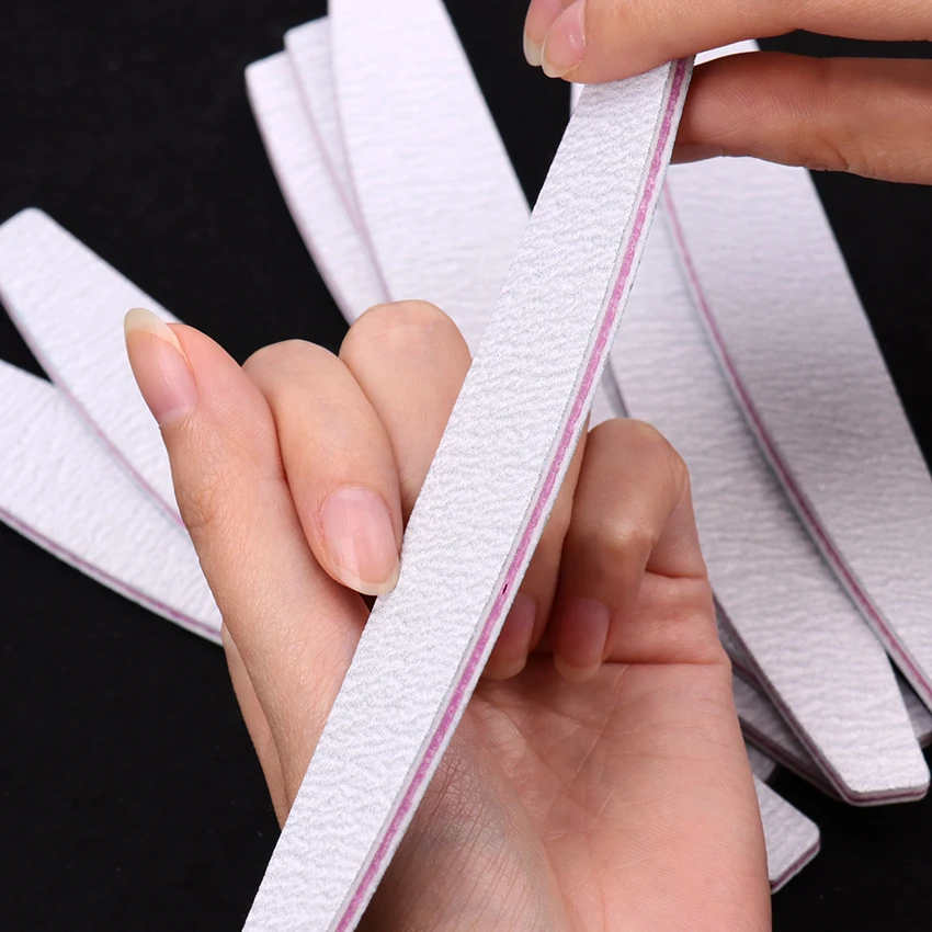 

5PCS/Set Nail Art Tool Sanding Buffer Block Pedicure Manicure Buffing Polish Beauty Tools Professional Nail Files Grey Boat