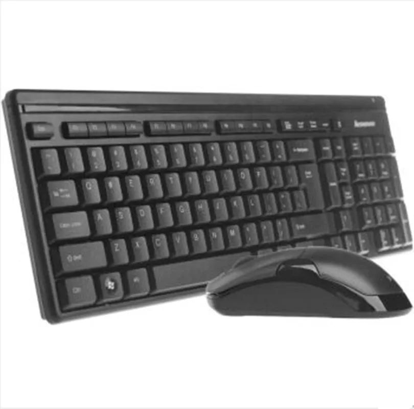 

Free shipping Lenovo KM490B wireless keyboard mouse suit wireless keyboard mouse laptop computer mouse game office