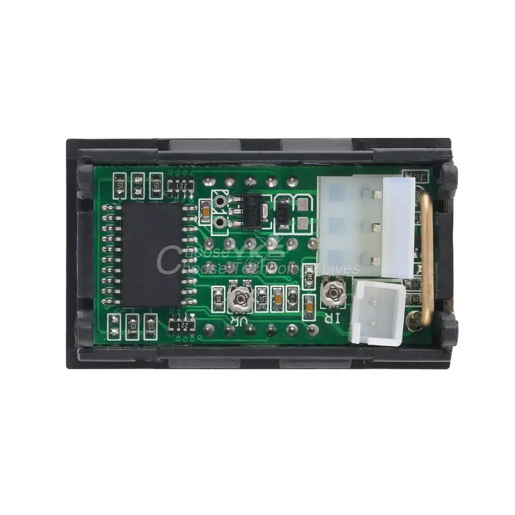Zc15400 DC Amp Датчик 100 В 10A Вольтметр Амперметр синий и красный цвета LED AMP двойной