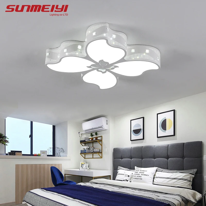 

Acrylic Modern LED Ceiling Lights For Dining room Bedroom luminarias de led 30W Dimmable Lighting Fixture decor plafond